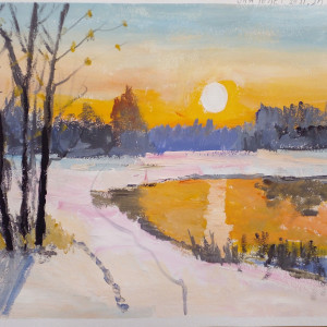 Работа Оли, 10 лет